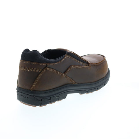 Skechers Work Vicksburk Rubustle Composite Toe 200057 Mens Brown Work Shoes