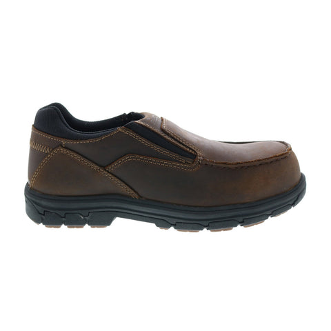 Skechers Work Vicksburk Rubustle Composite Toe Mens Brown Athletic Shoes