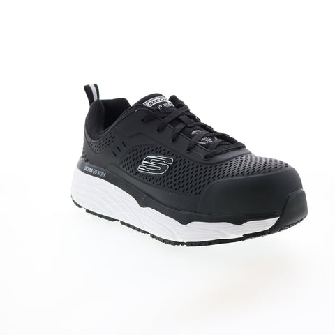 Skechers Max Cushioning Elite SR Indurite Mens Black Athletic Work Shoes