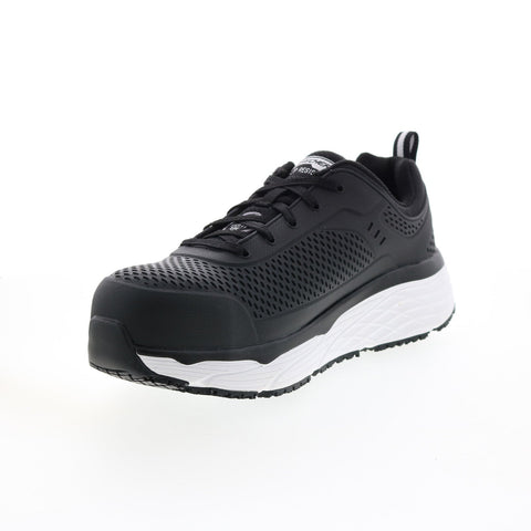 Skechers Max Cushioning Elite SR Indurite Mens Black Athletic Work Shoes