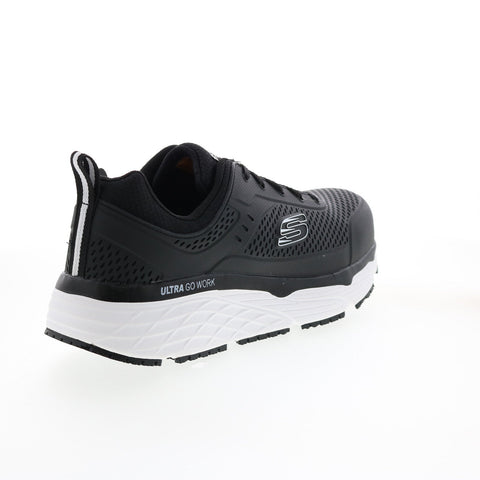 Skechers Max Cushioning Elite SR Indurite Mens Black Athletic Work Shoes