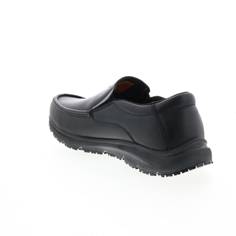 Skechers Ulmus Mockit 200077 Mens Black Leather Athletic Work Shoes