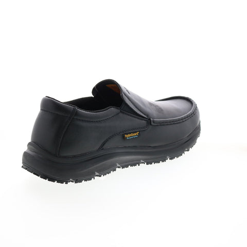 Skechers Ulmus Mockit 200077 Mens Black Leather Athletic Work Shoes