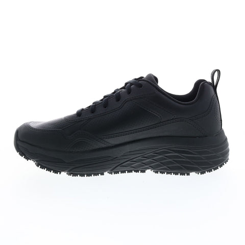 Skechers Work Max Cushioning Elite Slip Resistant Mens Black Work Shoes
