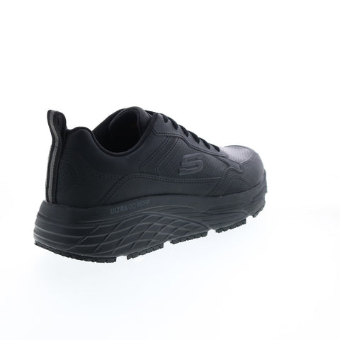 Skechers Work Max Cushioning Elite Slip Resistant Mens Black Work Shoes
