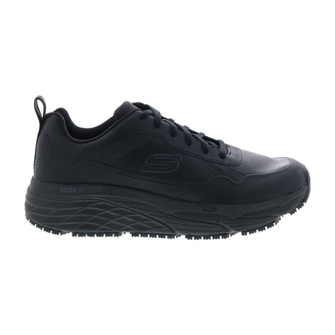 Skechers Max Cushioning Elite Slip Resistant Mens Black Athletic Shoes