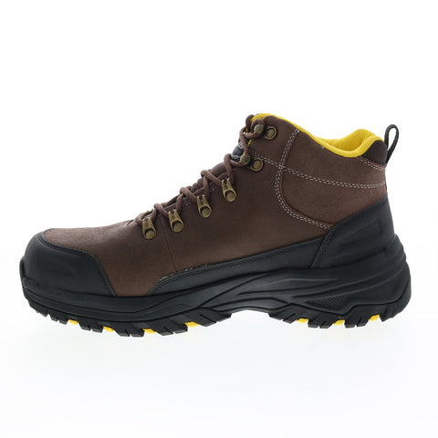 Skechers Work Fannter Dezful Steel Toe 200091 Mens Brown Leather Work Boots