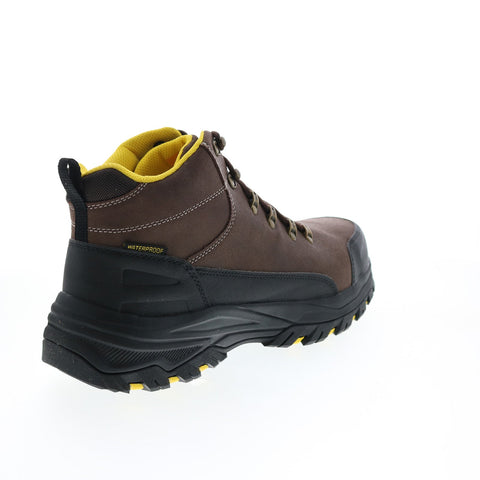 Skechers Work Fannter Dezful Steel Toe 200091 Mens Brown Leather Work Boots