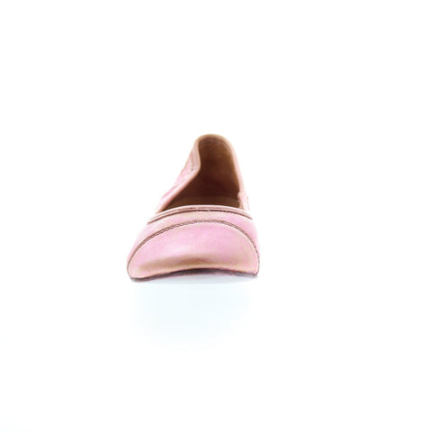 Bed Stu Step F301601 Womens Pink Leather Slip On Ballet Flats Shoes