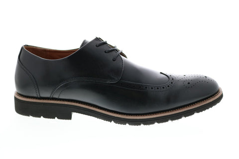 Stacy Adams Ethan 20188-001 Mens Black Leather Wingtip Oxfords Shoes
