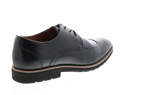Stacy Adams Ethan 20188-001 Mens Black Leather Wingtip Oxfords Shoes