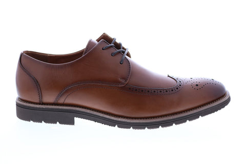 Stacy Adams Ethan 20188-221 Mens Brown Leather Wingtip Oxfords Shoes