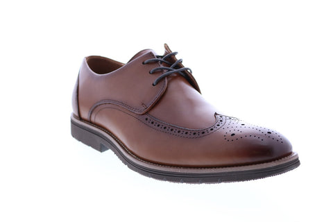 Stacy Adams Ethan 20188-221 Mens Brown Leather Wingtip Oxfords Shoes