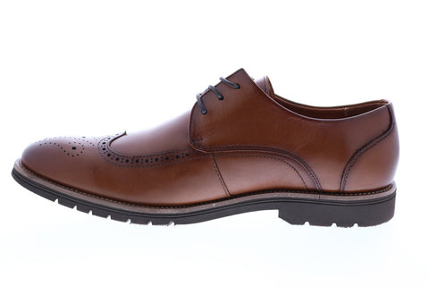 Stacy Adams Ethan 20188-221 Mens Brown Leather Wingtip Oxfords Shoes