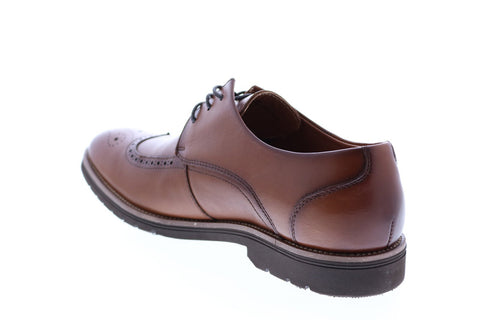 Stacy Adams Ethan 20188-221 Mens Brown Leather Wingtip Oxfords Shoes
