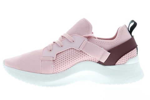 Calvin Klein Unni Textured Knit 34F1279-LPK Mens Pink Designer Sneakers Shoes