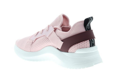 Calvin Klein Unni Textured Knit 34F1279-LPK Mens Pink Designer Sneakers Shoes