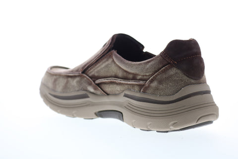 Skechers Expended Upsen 204006 Mens Brown Canvas Lifestyle Sneakers Shoes