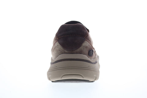 Skechers Expended Upsen 204006 Mens Brown Canvas Lifestyle Sneakers Shoes