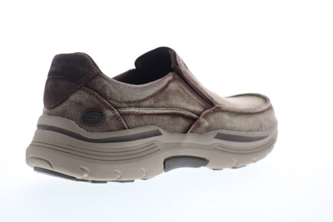 Skechers Expended Upsen 204006 Mens Brown Canvas Lifestyle Sneakers Shoes