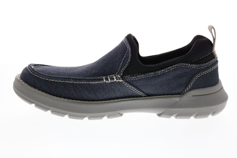 Skechers Doveno Hangout 204050 Mens Blue Loafers & Slip Ons Casual Shoes