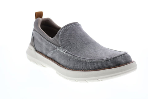 Skechers Doveno Hangout 204050 Mens Gray Loafers & Slip Ons Casual Shoes