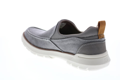 Skechers Doveno Hangout 204050 Mens Gray Loafers & Slip Ons Casual Shoes