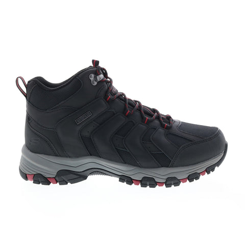 Skechers Relaxed Fit Selmen Relodge 204076 Mens Black Leather Hiking Boots