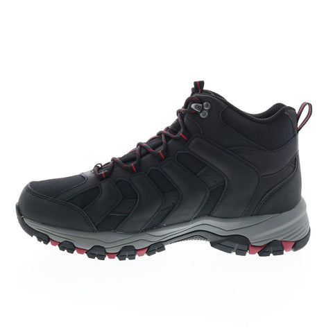 Skechers Relaxed Fit Selmen Relodge 204076 Mens Black Leather Hiking Boots