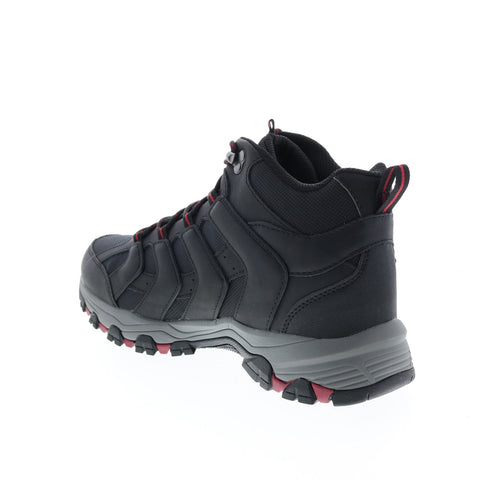 Skechers Relaxed Fit Selmen Relodge 204076 Mens Black Leather Hiking Boots