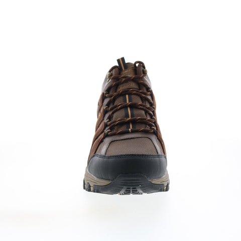 Skechers Relaxed Fit Selmen Relodge 204076 Mens Brown Leather Hiking Boots