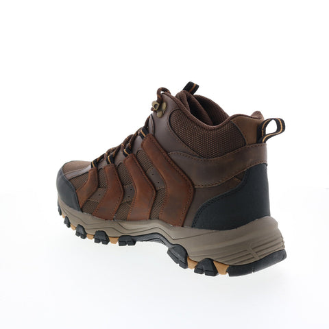 Skechers Relaxed Fit Selmen Relodge 204076 Mens Brown Leather Hiking Boots