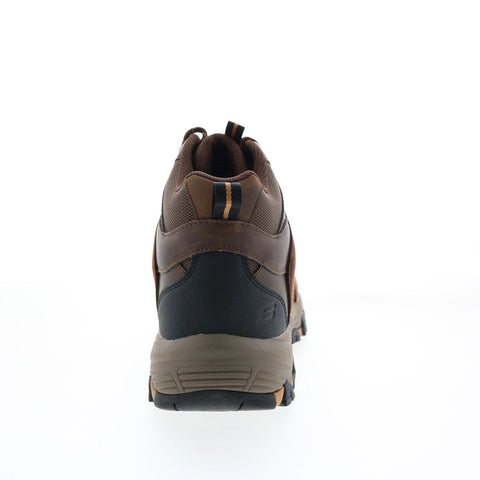 Skechers Relaxed Fit Selmen Relodge 204076 Mens Brown Leather Hiking Boots