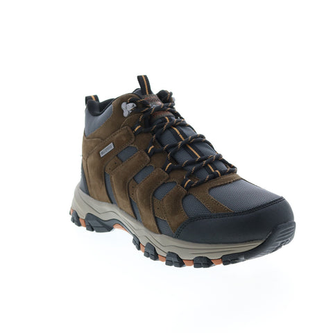 Skechers Relaxed Fit Selmen Relodge 204076 Mens Gray Leather Hiking Boots