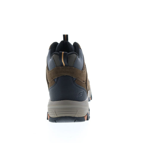 Skechers Relaxed Fit Selmen Relodge 204076 Mens Gray Leather Hiking Boots