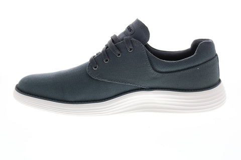 Skechers Status 2.0 Burbank 204083 Mens Gray Canvas Lifestyle Sneakers Shoes