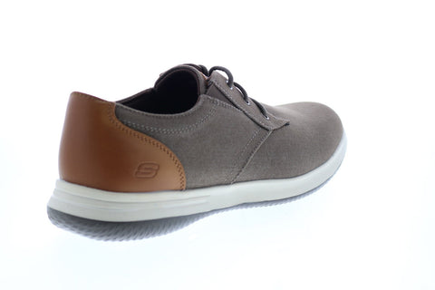 Skechers Darlow Remego 204092 Mens Brown Oxfords & Lace Ups Plain Toe Shoes