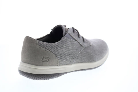 Skechers Darlow Remego 204092 Mens Gray Oxfords & Lace Ups Plain Toe Shoes