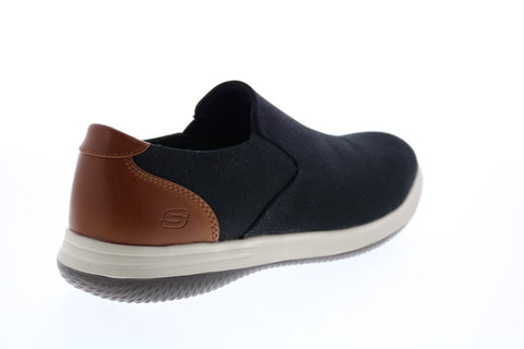 Skechers Darlow Grenado 204138 Mens Black Loafers & Slip Ons Casual Shoes