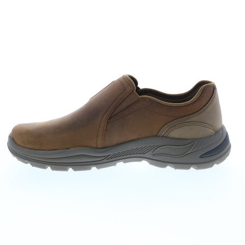 Skechers Relaxed Fit Motley Orago 204182 Mens Brown Loafers Casual Shoes