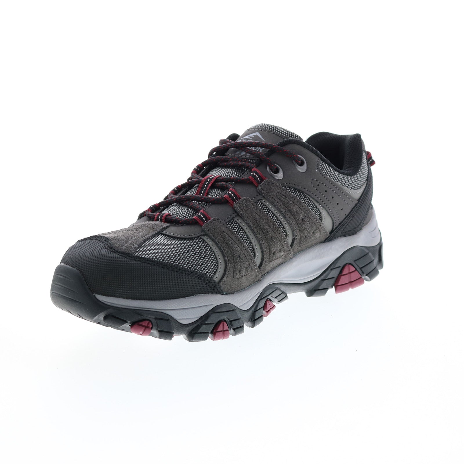 Skechers Relaxed Fit Pine Trail Kordova Mens Gray Athletic Hiking Shoe ...