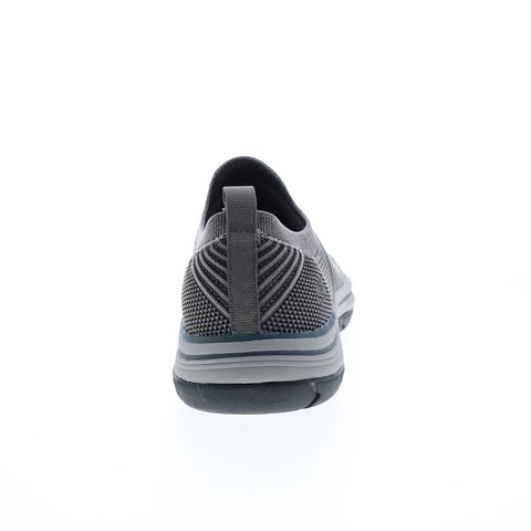Skechers Relaxed Fit Expected 2.0 Hersch Mens Gray Loafers Casual Shoes