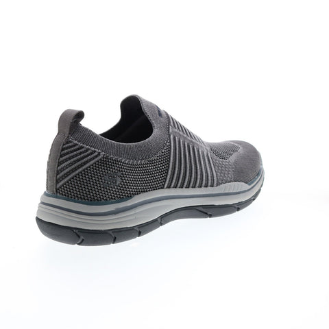 Skechers Relaxed Fit Expected 2.0 Hersch Mens Gray Loafers Casual Shoes