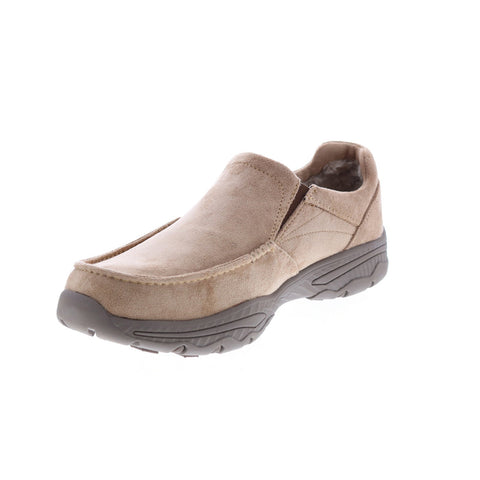 Skechers Relaxed Fit Creston Garvis 204403 Mens Brown Loafers Casual Shoes