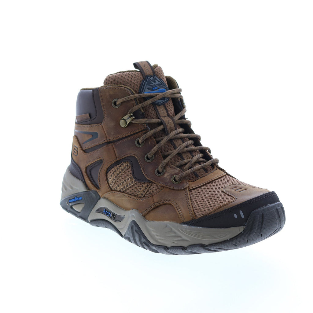 Skechers Relaxed Fit Arch Fit Recon Percival 204406 Mens Brown Hiking ...
