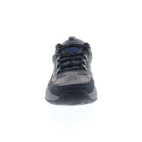 Skechers Arch Fit Recon Harbin 204411 Mens Gray Suede Athletic Hiking Shoes