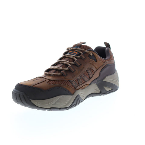 Skechers Arch Fit Recon Jericko 204412 Mens Brown Athletic Hiking Shoes
