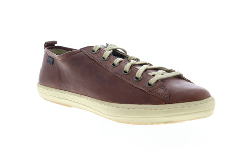 Camper Imar 20442-096 Womens Brown Leather Lace Up Low Top Sneakers Shoes