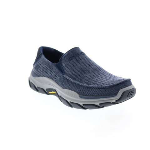 Skechers Relaxed Fit Respected Vernon 204437 Mens Blue Loafers Casual Shoes