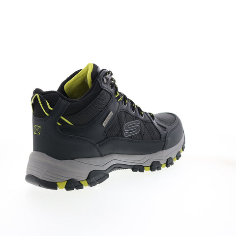 Skechers Relaxed Fit Selmen Melano 204477 Mens Black Athletic Hiking Shoes